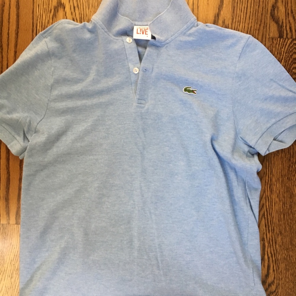 Men’s Lacoste Polo - light blue size 6